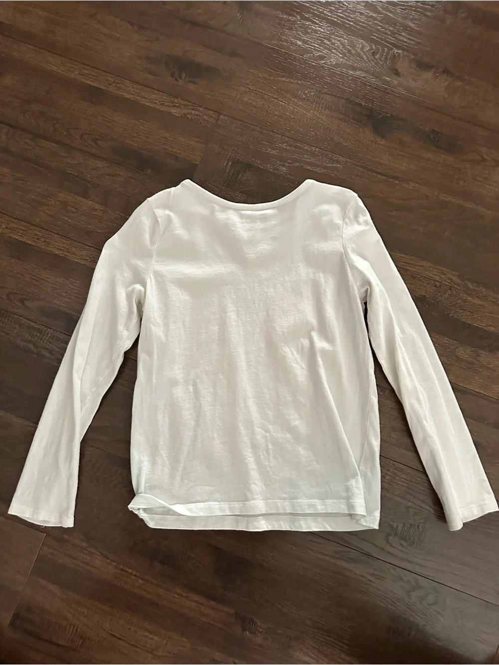 Gymboree Girl’s White Long-Sleeve Shirt with Pink Heart Archer Graphic